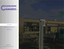 Tablet Screenshot of costruzionicamardo.it